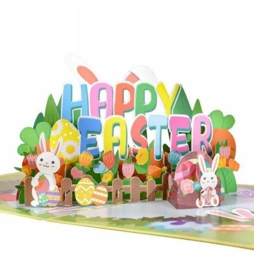 Pop Up 3D Happy Easter Card