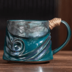 Handmade Colourful Stoneware Coffee Mug
