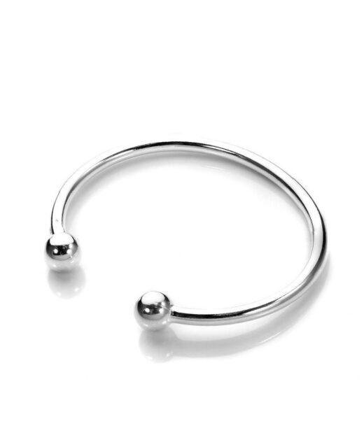 Sterling Silver 925 Baby Christening Torque Bracelet