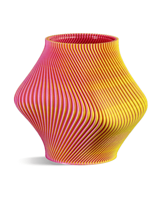 Bloz 14 Blend Contemporary Vase - Cotton Candy