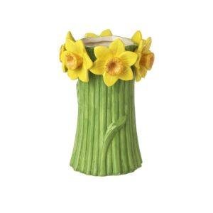 Ceramic Daffodil Flower Vase