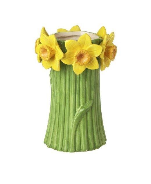 Ceramic Daffodil Flower Vase