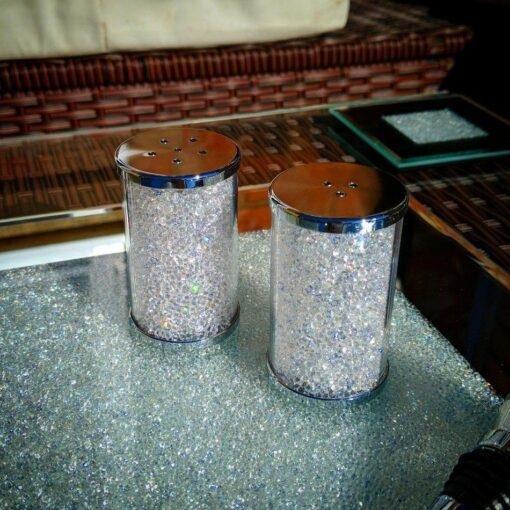 Salt & Pepper Shaker Set with Swarovski Crystals