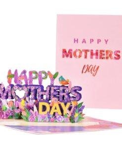 Pop Up 3D Mothers Day Floral Card