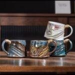 Handmade Colourful Stoneware Coffee Mug