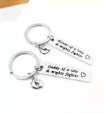 Parents of a Tiny & Mighty Fighter Premature Baby Keyring Set