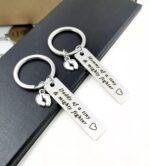 Parents of a Tiny & Mighty Fighter Premature Baby Keyring Set