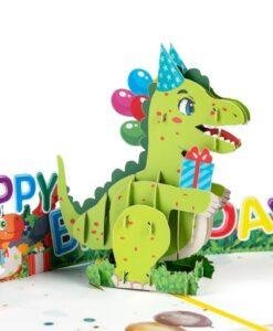 Pop Up 3D Dinosaur Birthday Card