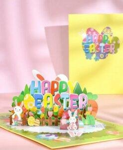 Pop Up 3D Happy Easter Card