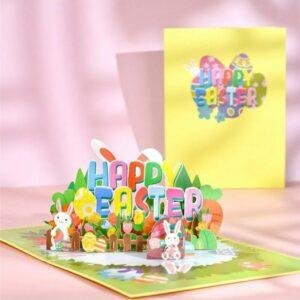 Pop Up 3D Happy Easter Card