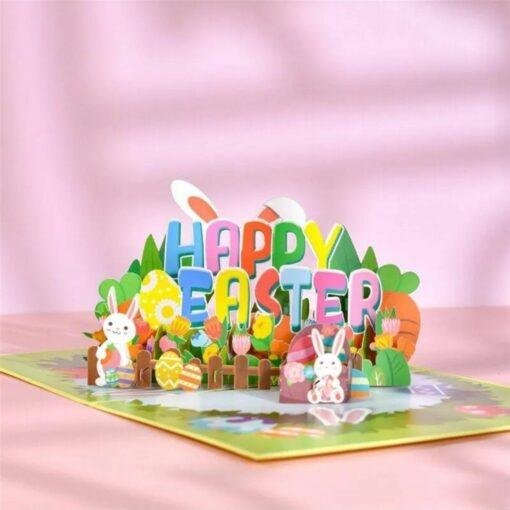 Pop Up 3D Happy Easter Card