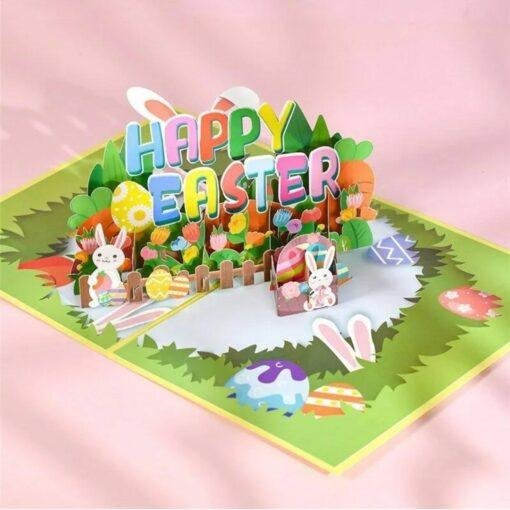 Pop Up 3D Happy Easter Card