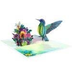 Pop Up 3D Tropical Humingbird Blank Card