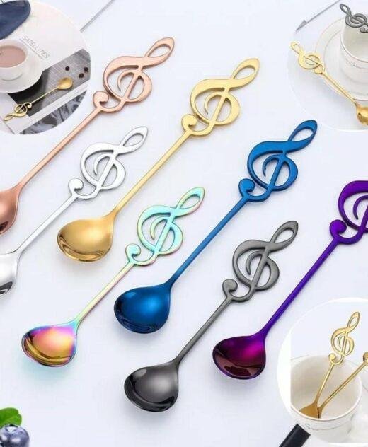 Stainless Steel Musical Note Coffee Tea Spoon