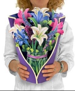 Mothers Day Life Sized 3D Pop Up Bouquet of Flowers