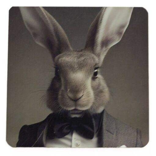 Set of 6 Altered Art Forest Animal Coasters