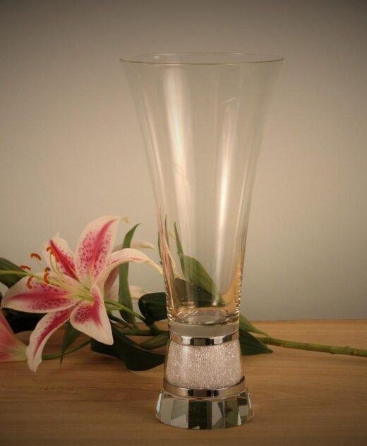 Large Vase Filled with Swarovski Crystals