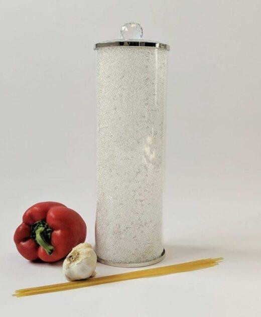 Swarovski Crystal Filled Spaghetti Storage Jar
