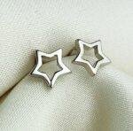 Sterling Silver Star Earrings