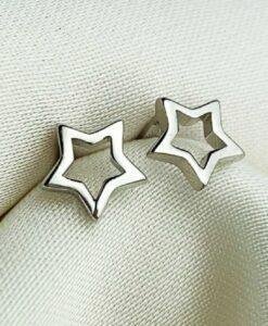 Sterling Silver Star Earrings