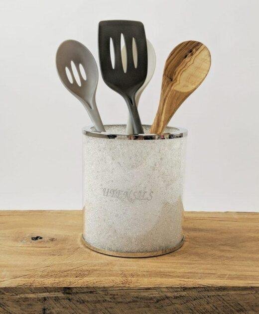 Swarovski Crystal Filled Utensils Storage Jar