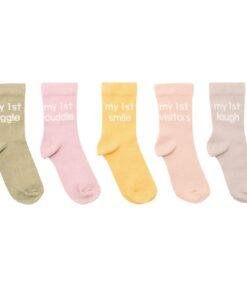 My First Milestones Baby Socks Gift Set