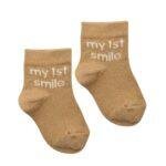 My First Milestones Baby Socks 0-6M Pack of 5 Pairs My 1st Smile