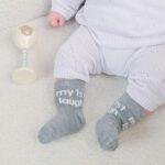 My First Milestones Baby Socks 0-6M Pack of 5 Pairs My First Laugh
