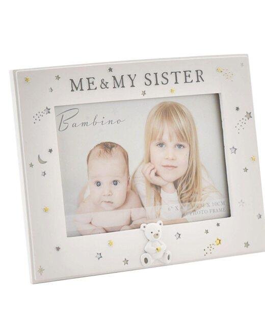 Me & My Sister Photo Frame 6" x 4"