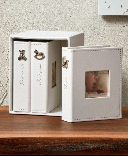 Set Of Three Baby Photo Albums New Baby Gift