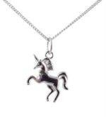 Sterling Silver Unicorn Pendant Necklace