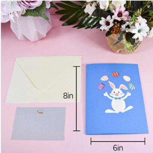 Pop Up 3D Easter Bunny Card
