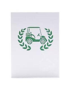 Pop Up 3D Golf Greeting Card