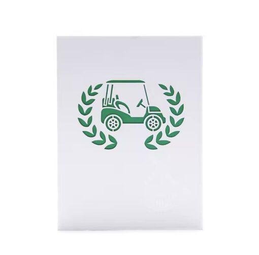 Pop Up 3D Golf Greeting Card
