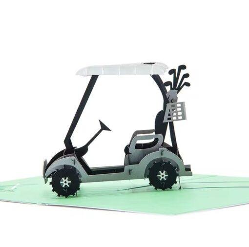 Pop Up 3D Golf Greeting Card
