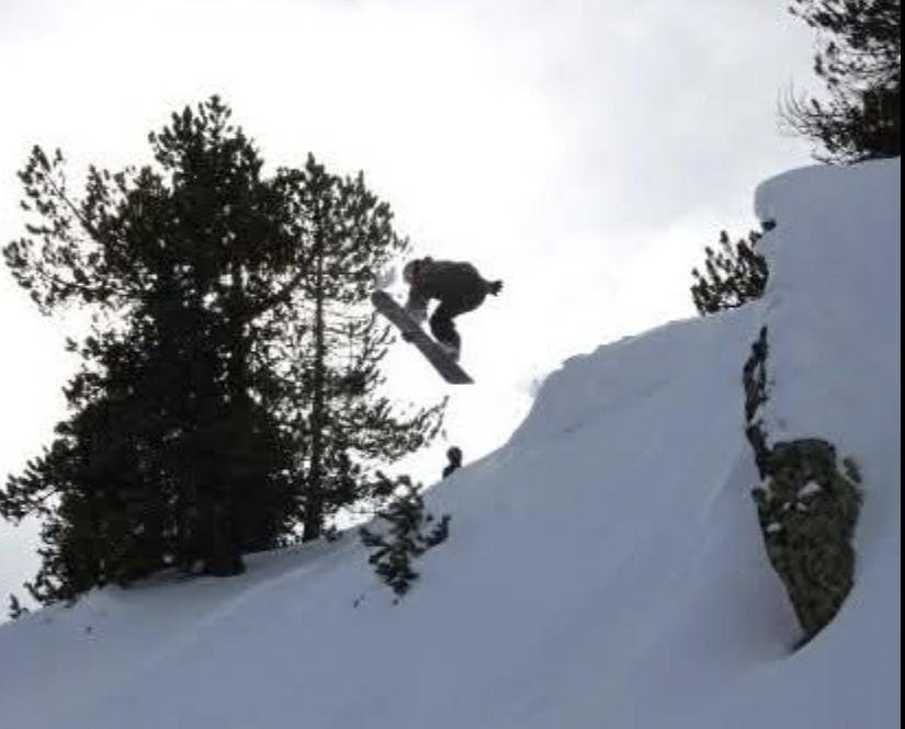Greg Snowboard Jump Andorra Diamond Affair
