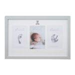 Baby Hand and Foot Print Photo Frame With Ink Pad