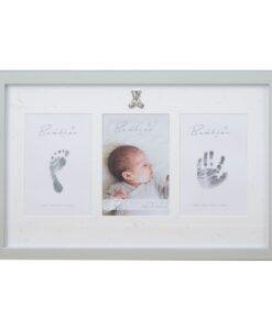 Baby Hand and Foot Print Photo Frame With Ink Pad