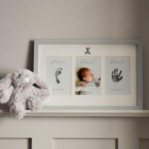 Baby Hand and Foot Print Photo Frame With Ink Pad