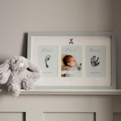 Baby Hand and Foot Print Photo Frame With Ink Pad