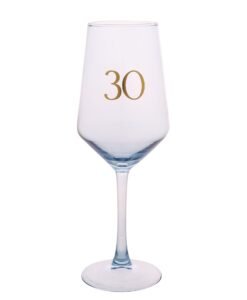 30th Birthday Keepsake Wine Glass – Stylish Gift for Milestone Celebration