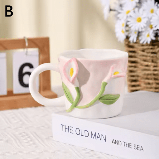 Diamond Affair Floral Pastels Ceramic Mugs B