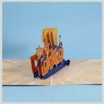 Pop Up 3D Best Dad Card for Father’s Day