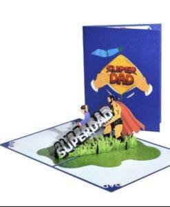Pop Up 3D SuperDad Father's Day Card