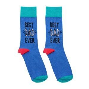 Best Dad Ever Cotton Socks – Fun Gift for Fathers