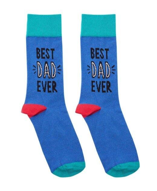 Best Dad Ever Cotton Socks – Fun Gift for Fathers