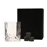 Whiskey Glass & Stone Set