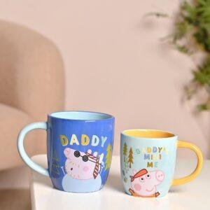 Peppa Pig Daddy and Me Mug Gift Set