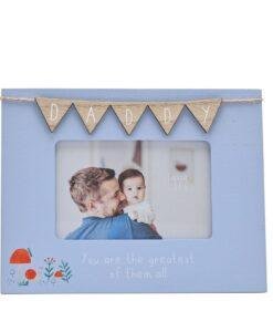 Blue 'Daddy' Photo Frame