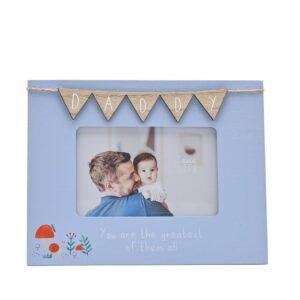 Blue 'Daddy' Photo Frame